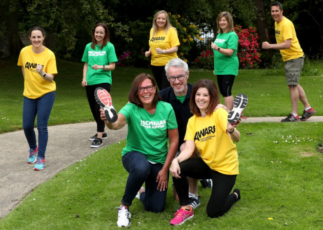 Ulster Bank staff supporting AWARE and Macmillan as part of One Week in June