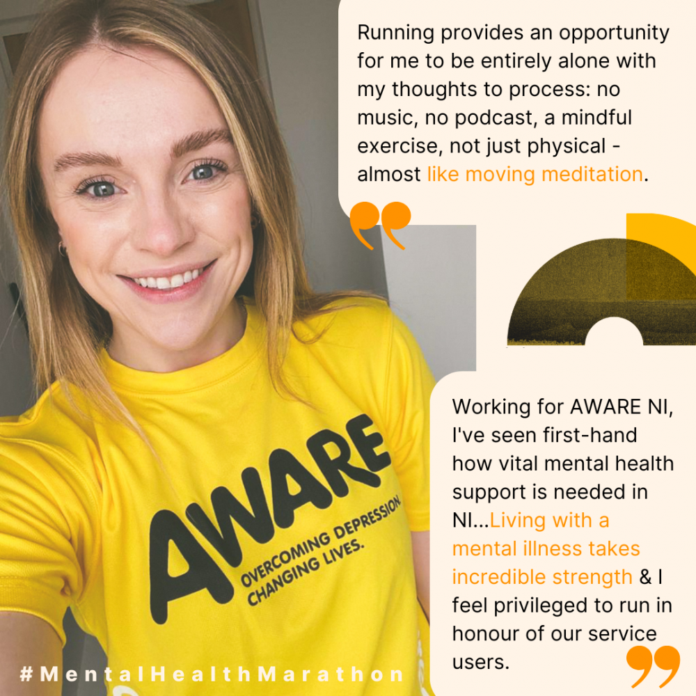 AWARE NI's #MentalHealthMarathon - Hannah Moore